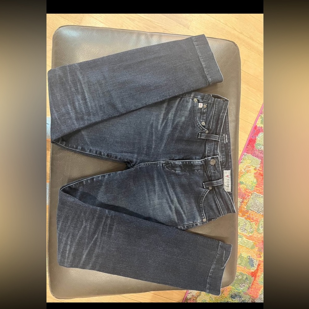 AG blue-gray denim pants. Size 25R